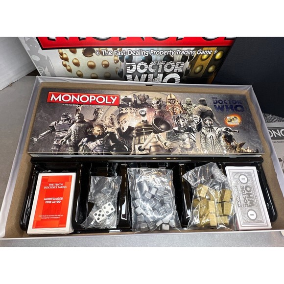 Monopoly Doctor Who 50th Anniversary Collector’s Edition Open Box Original Pac.. - Picture 4 of 16